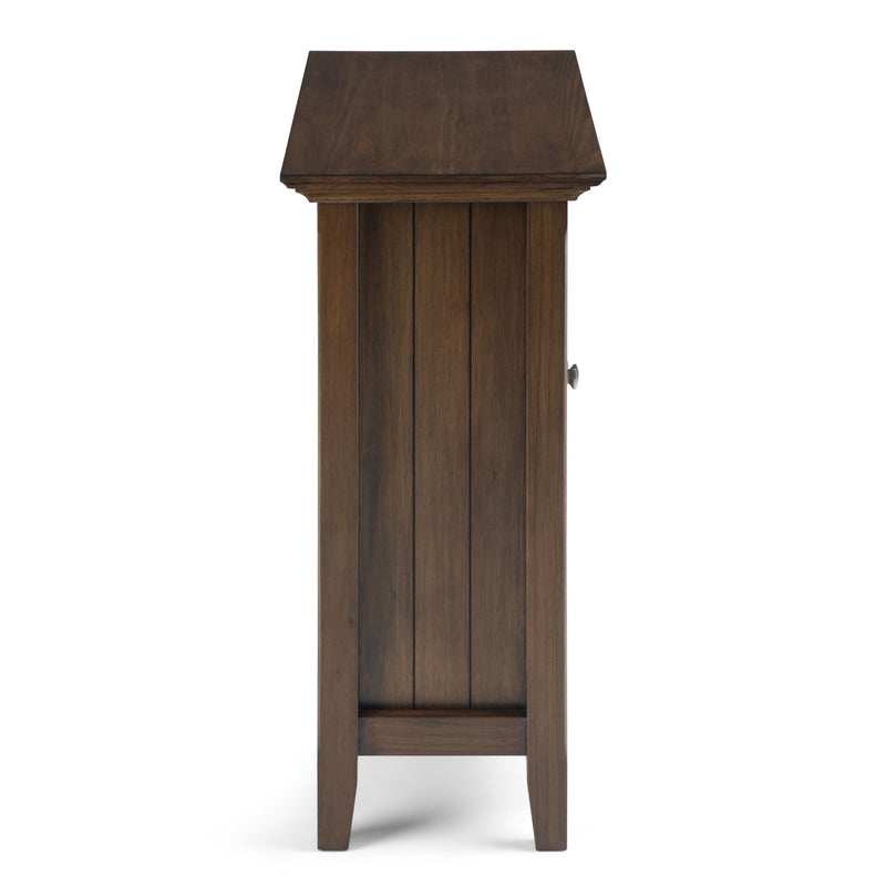 Bedford - Low Storage Media Cabinet - Rustic Natural Aged Brown