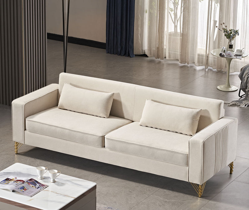 Aesthetic 3 Seater Couch With Classic Modern Appeal And Luxurious Soft Comfort