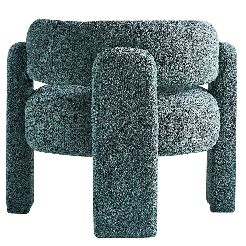 Boucle Upholstery Accent Chair