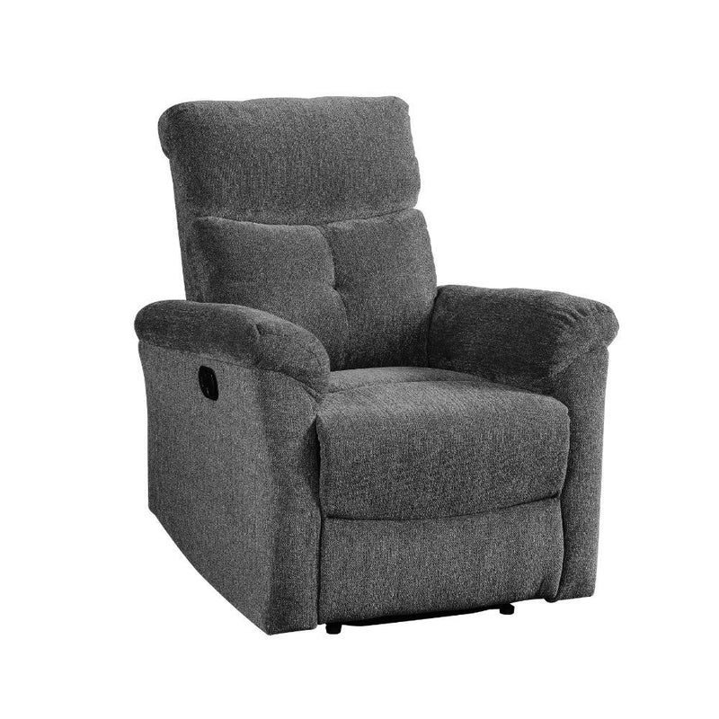 Treyton - Recliner - Gray Chenille