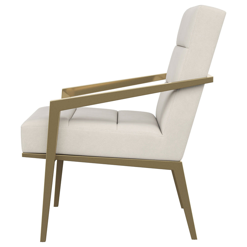 Kirra - Upholstered Metal Arm Accent Chair