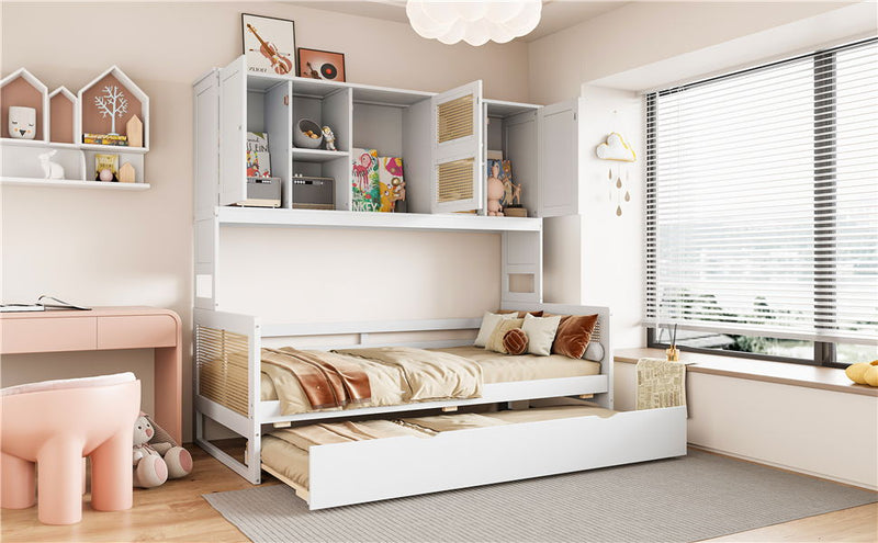 Daybed And All In One Cabinet And Shelf