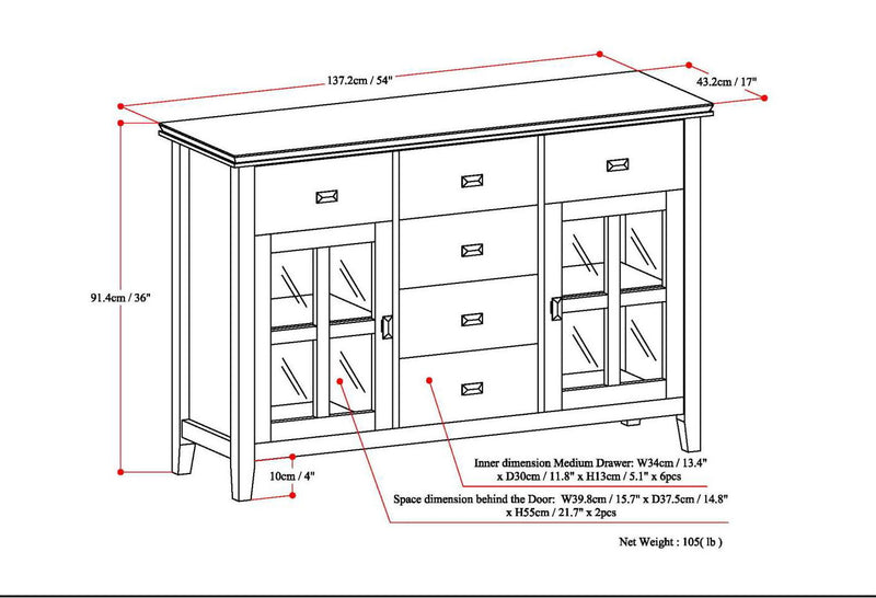 Artisan - Handcrafted Sideboard Buffet