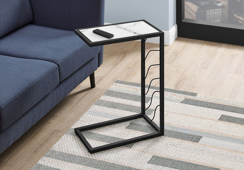 Accent Table, C - Shaped, Contemporary & Modern Convenient Design