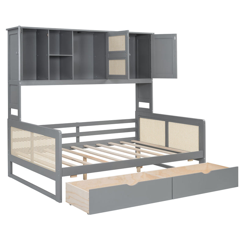 Daybed And All In One Cabinet And Shelf