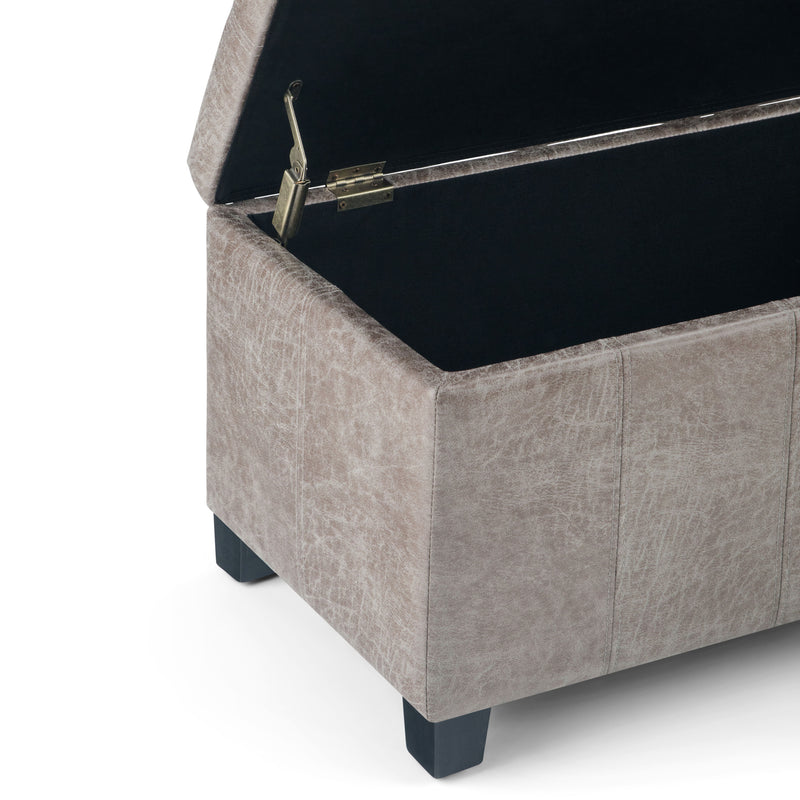 Dover - Upholstered Storage Ottoman Bench