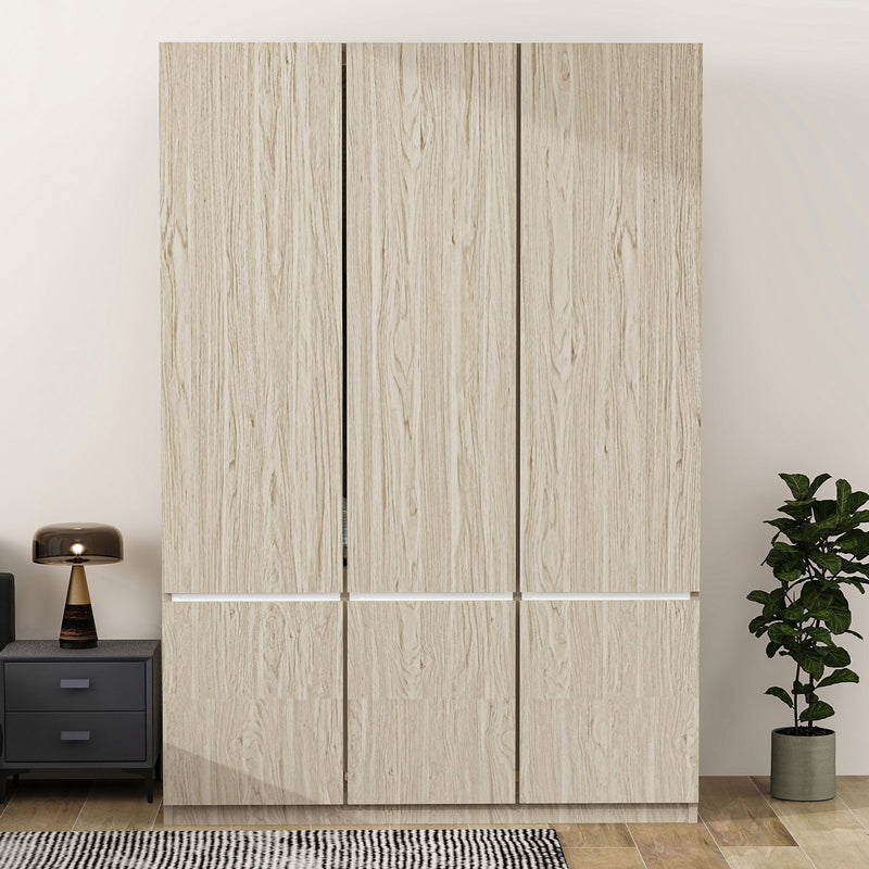 6 Doors Wardrobe Storage For Bedroom