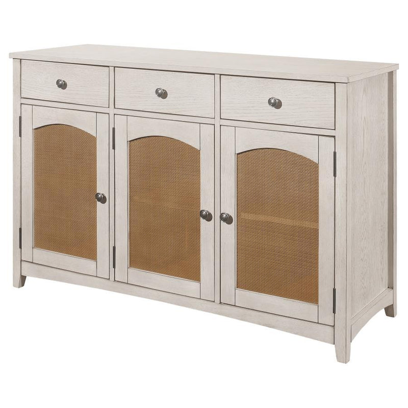 Kirby - 3-Drawer Sideboard Buffet Cabinet - Rustic Off White