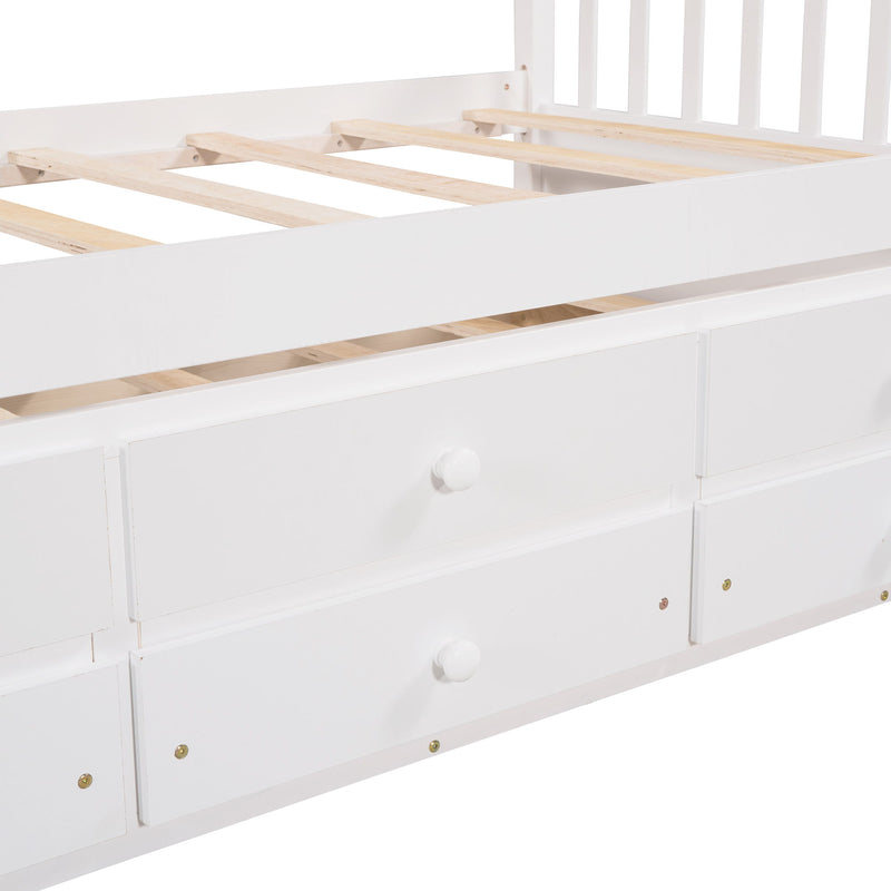 Twin Size Daybed With Trundle And Drawers