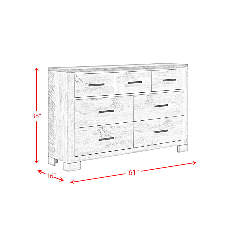 Millers Cove - Dresser (Sturdy) - Two-Tone Grey