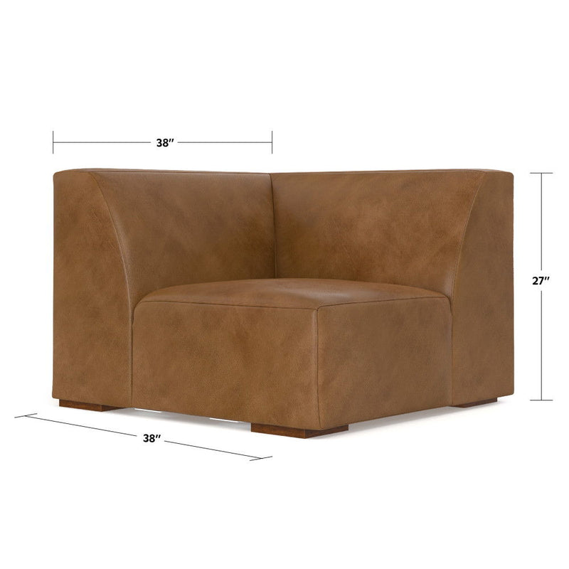 Rex - Corner Sofa Module - Brown