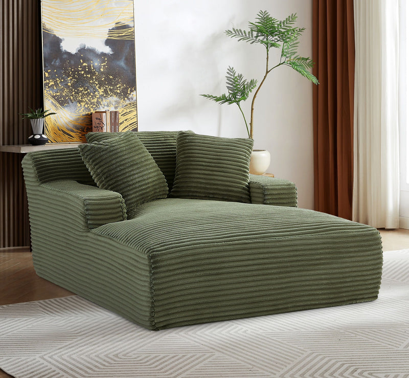 Cloudline - Oversized Chaise Lounge, Modern Comfy Couch With Full Foam Cushioning, Cozy Sleeper Sofabed