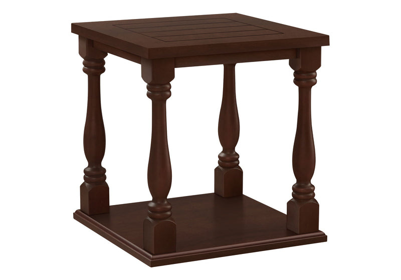 Accent Table, 2 Tier, Square, Traditional - Espresso