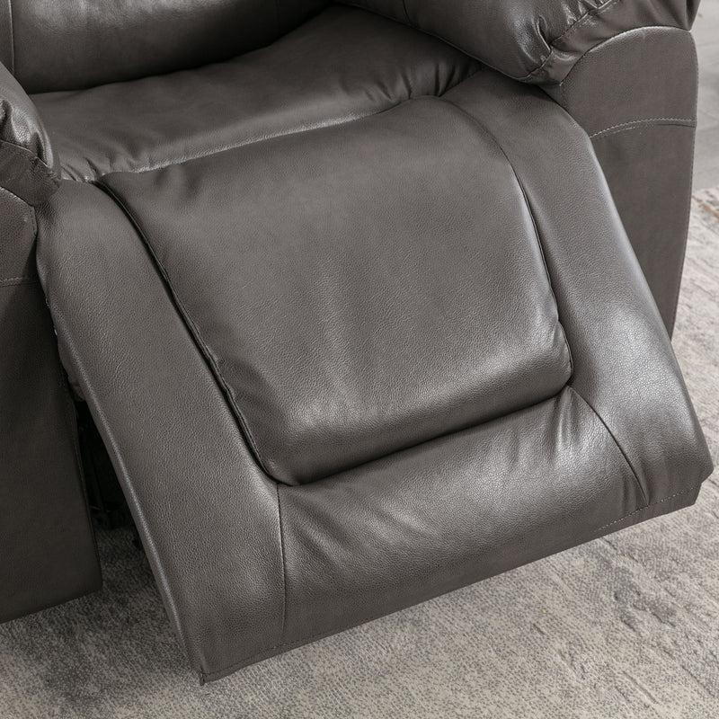 2 Seater Home Theater Recliner Manual Recliner Chair With A Storage Box And Two Cup Holders For Living Room