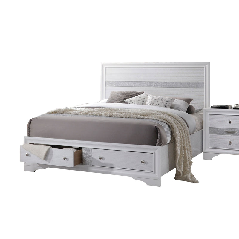 ACME Naima Queen Bed in White 25770Q