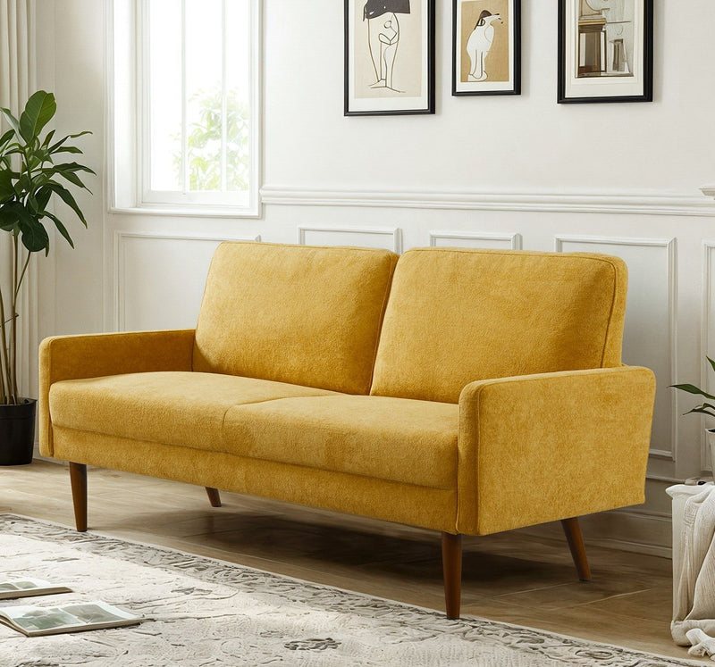 Sofa, European Style With Sleek Design, Modern & Vintage Flair, Upholstered 3 Seater Couch