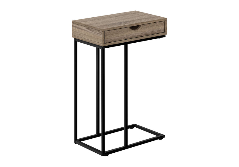 Accent Table, C - Shaped Contemporary & Modern Versatile Design