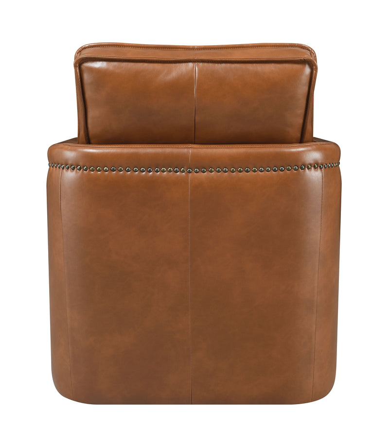 Rocha - Leather Aire Swivel Chair With Glider