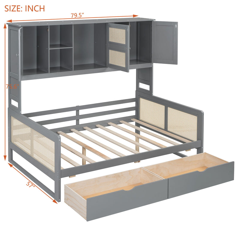 Daybed And All In One Cabinet And Shelf