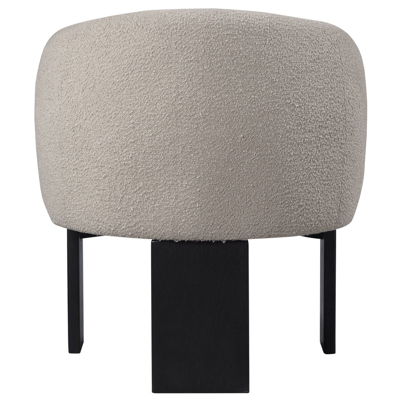 Valdez - Boucle Upholstered Barrel Back Accent Chair