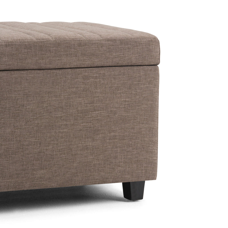 Darcy - Upholstered Storage Ottoman Bench