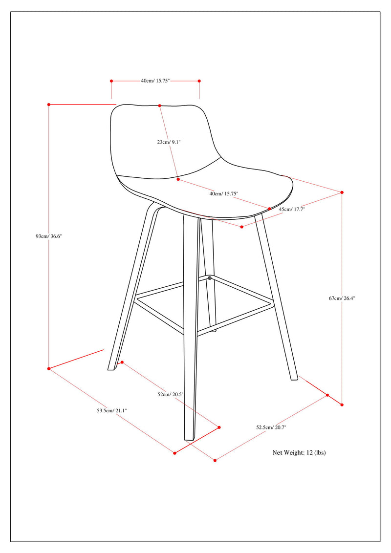 Randolph Bentwood - Counter / Bar Height Stool (Set of 2)