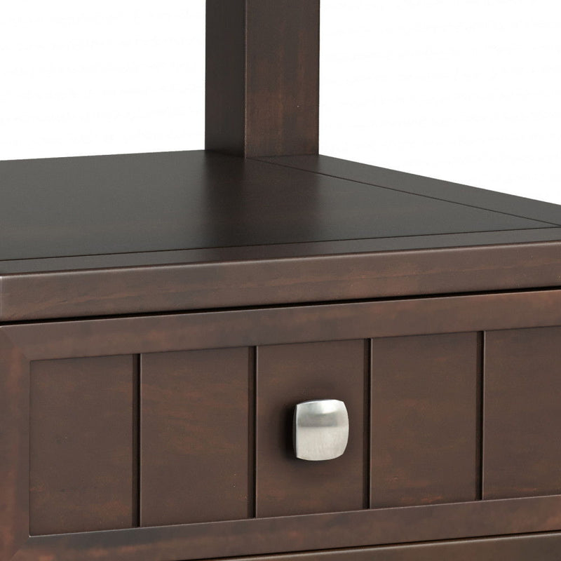 Acadian - End Table With Drawer - Brown