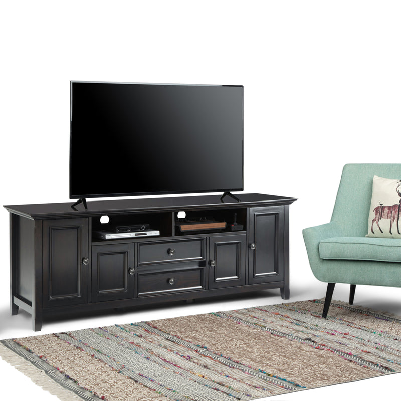 Amherst - Wide TV Media Stand - Hickory Brown