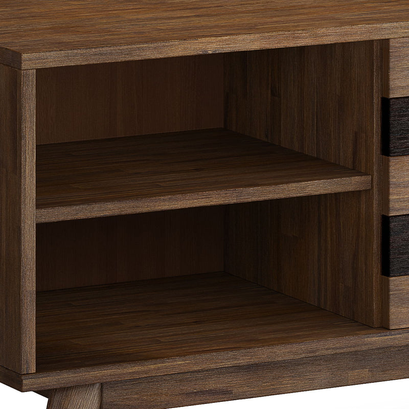 Clarkson - Low TV Stand - Rustic Natural Aged Brown