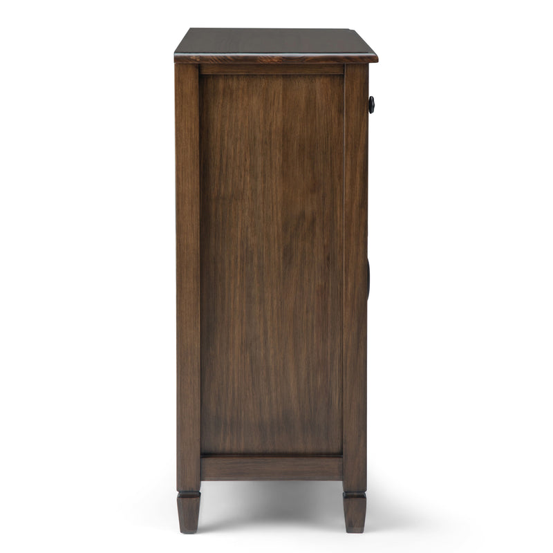 Connaught - Entryway Storage Cabinet - Rustic Natural Aged Brown