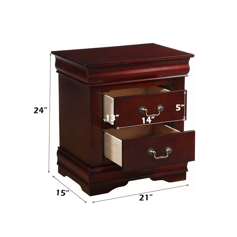 Louis Philippe - Nightstand - Cherry