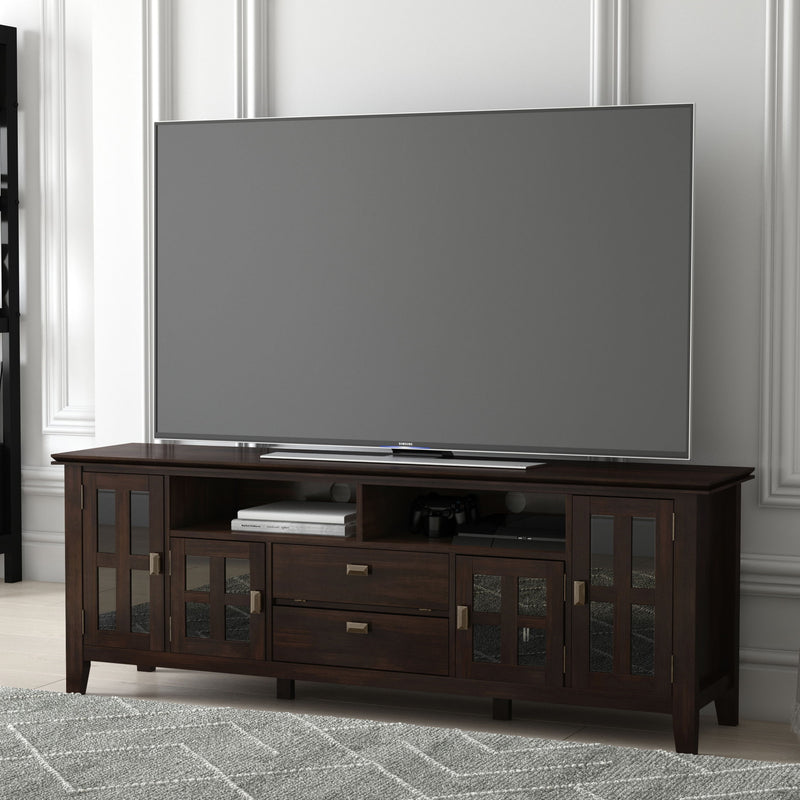 Artisan - TV Media Stand - Tobacco Brown