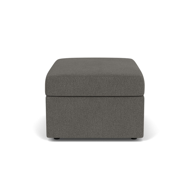 Sky - Storage Ottoman - Pearl Silver