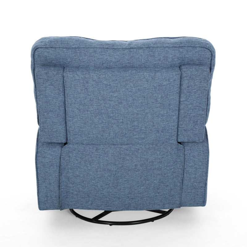 Wide - Manual Standard Recliner - Navy Blue