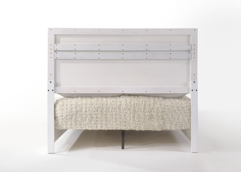 Naima - Queen High Gloss Bed - White