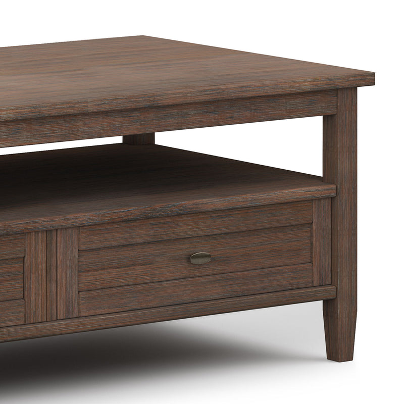 Warm Shaker - Coffee Table - Farmhouse Brown