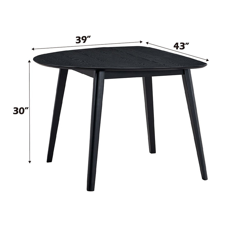 Real - Dining Table - Black Finish