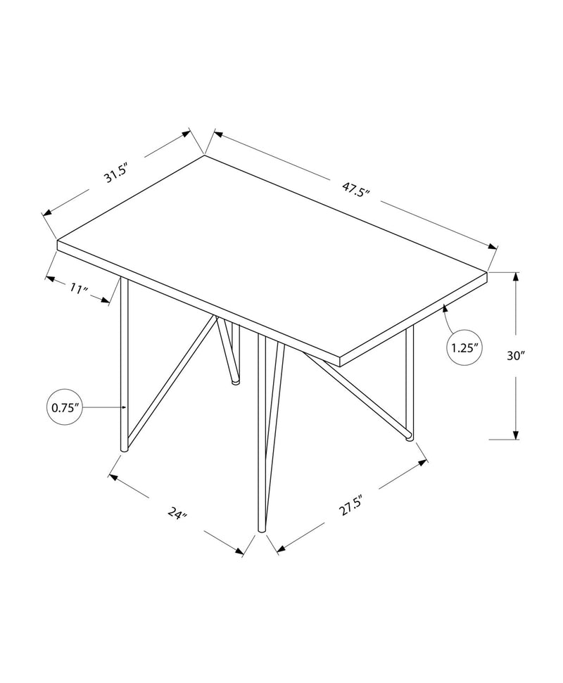 Rectangular Small Dining TableContemporary & Modern - Espresso