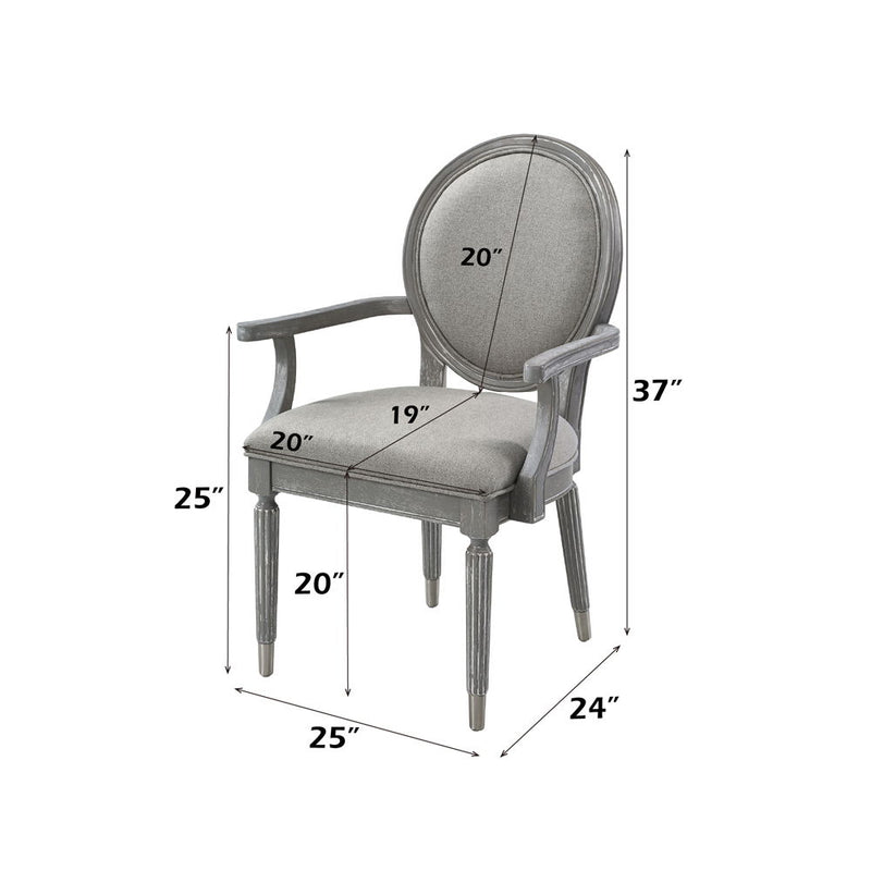 Adalynn - Arm Chair (Set of 2) - Gray