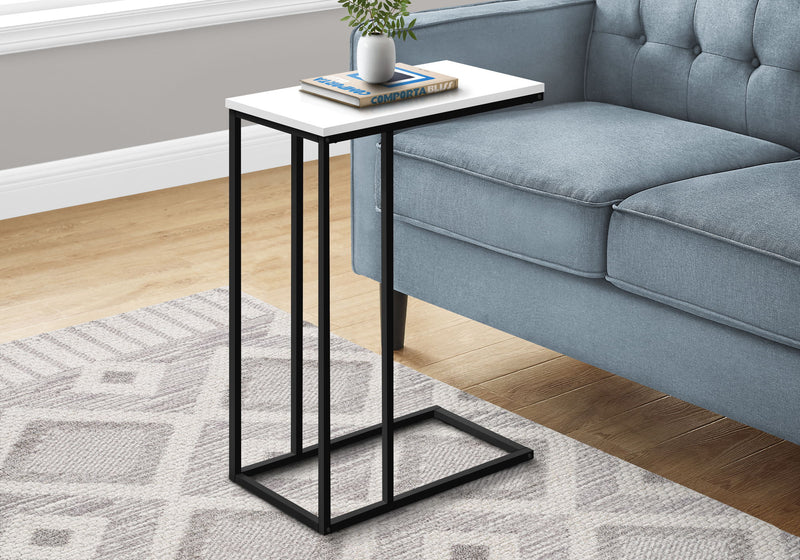 Accent Table, C - Shaped, Space-Saving Functionality