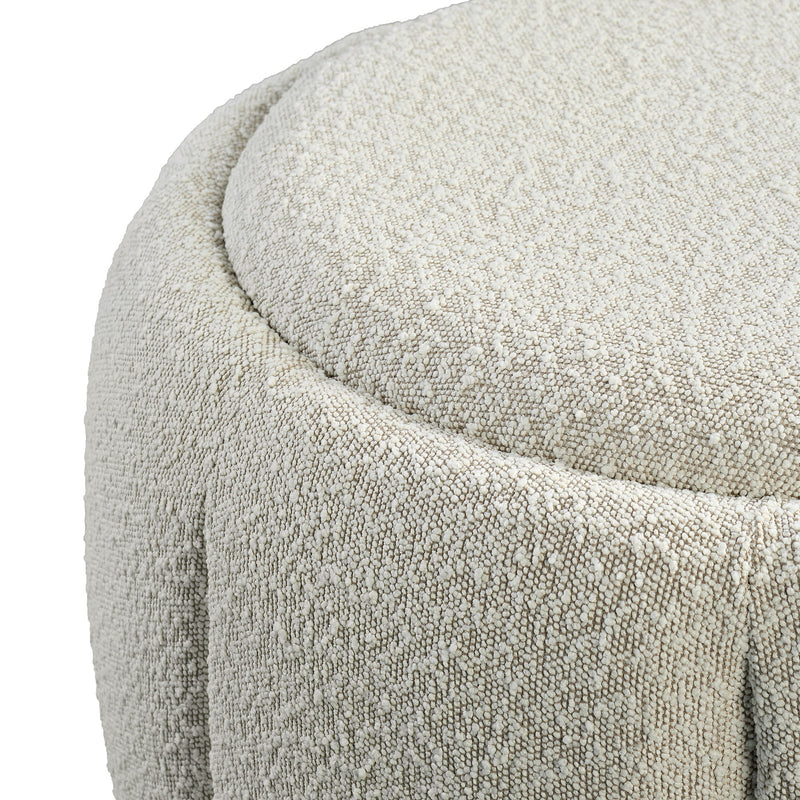 Winchester - Ottoman Set With Two Ottomans And Elephant - Beige Boucle