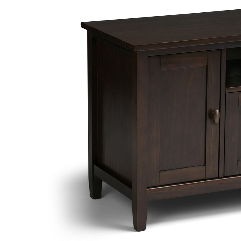 Warm Shaker - TV Media Stand Handcrafted - Tobacco Brown