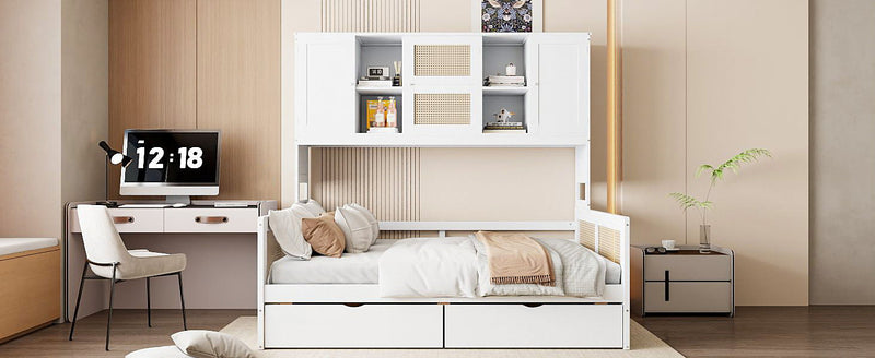 Daybed And All In One Cabinet And Shelf