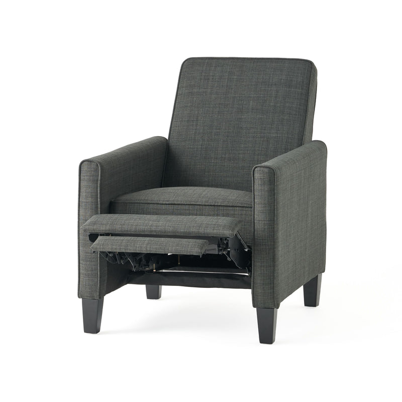 Linen Push Back Chair For Elegant Home