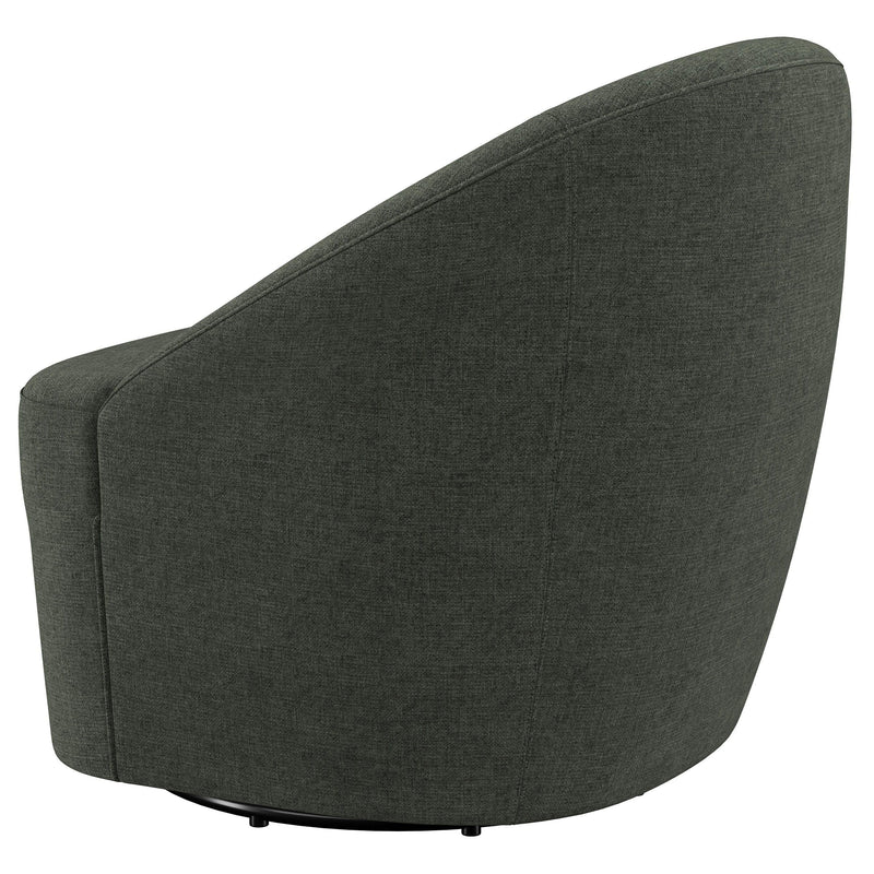 Leon - Upholstered Barrel Accent Swivel Chair