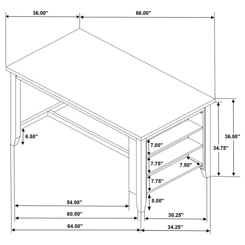 Elliston - Counter Height Dining Table - Dark Gray