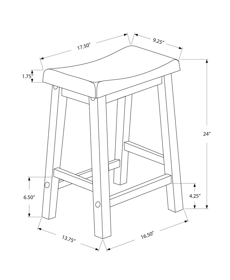 Stool, Saddle Seat, Contemporary & Modern