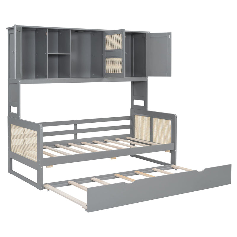 Daybed And All In One Cabinet And Shelf