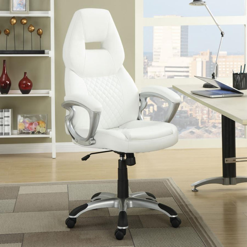 Bruce - Upholstered Adjustable Home Office Desk Chair