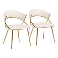 Jie - Glam Dining Chair (Set of 2)